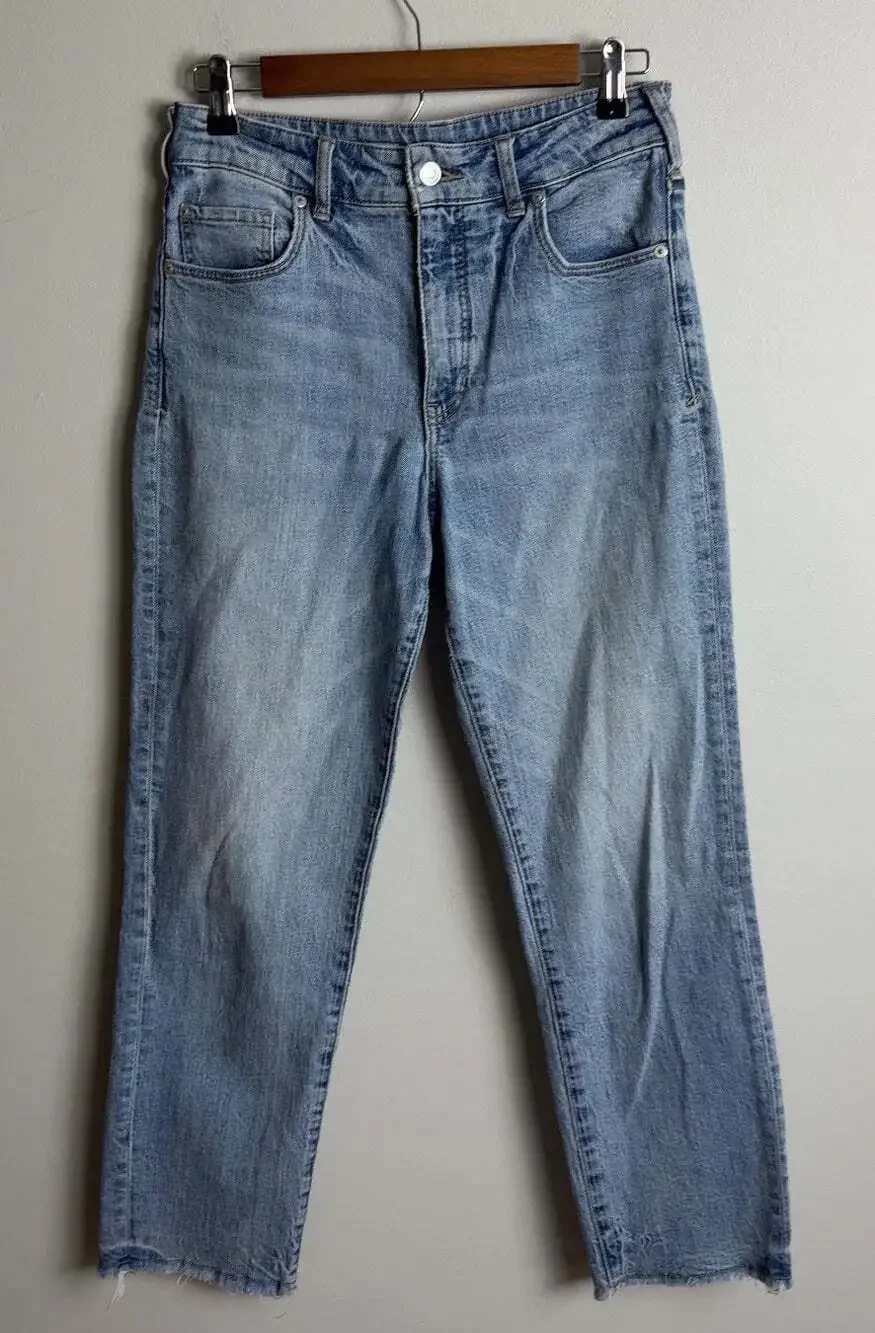 Pilcro The Vintage Straight Jeans Size 28 Light Wash Denim Women’s
